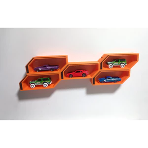 HOT WHEELS WALL MODULAR COLORFUL DISPLAY - Kệ Treo Tường Trưng Bày Xe Hot Wheels – Kệ Module Ghép Mô Hình Ô Tô 1:64