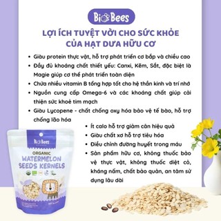 Hạt Dưa Tách Vỏ Hữu Cơ BioBees 200g
