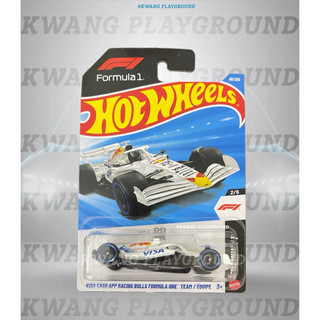Kwang Playground - Xe mô hình Hot Wheels basic Visa cash app Racing Bulls Formula one team/ Équipe (trắng) - Case D 2026