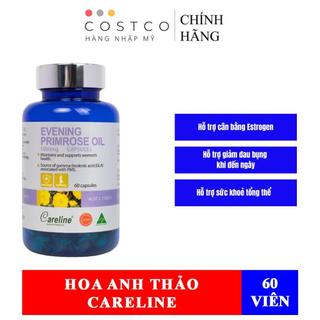 [HÀNG CÔNG TY] TPBVSK Tinh Dầu Hoa Anh Thảo - Careline Evening Primrose Oil - Có Tem Phụ Tiếng Việt