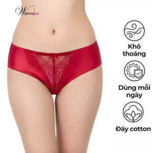 Quần Lót Nữ WANNABE quần chíp ren Nhật phối thun lạnh, sự kết hợp hoàn hảo giữa đẹp và êm QL232