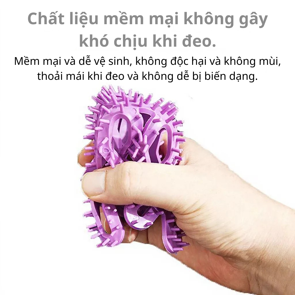 Combo 3 Miếng Lót Mũ Bảo Hiểm Silicon Thoáng Khí Chống Nóng Êm Đầu Hút Mồ Hôi Giữ Nếp Tóc