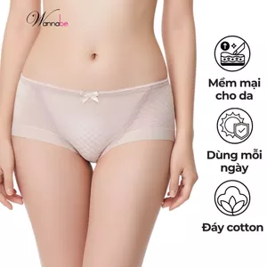 Quần lót ren WANNABE quần chíp ren Nhật dáng sang trọng nữ tính thoải mái thoáng mát cả ngày QLR21