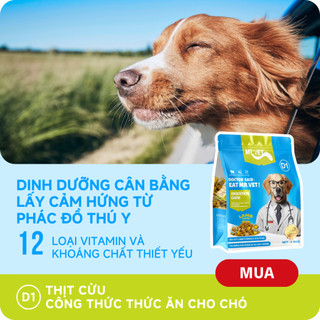 Hạt Cho Chó MRVET D1 Combo 4, 5 & 10 Gói 50G Công Thức Thịt Cừu Non, Chăm Sóc Hệ Tiêu Hóa Cho Chó Mọi Lứa Tuổi