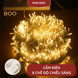 [8 CHẾ ĐỘ] Dây đèn LED đom đóm 8 chế độ cắm điện trang trí nhà cửa