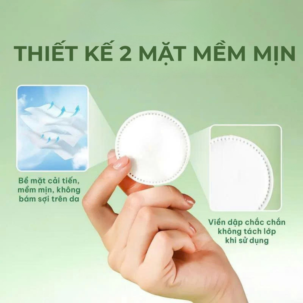 [ COMBO 2 BỊCH ] Bông Tẩy Trang Lamer201 Miếng 100% Cotton Tự Nhiên – Chăm Sóc Da Tinh Tế, Nhẹ Nhàng