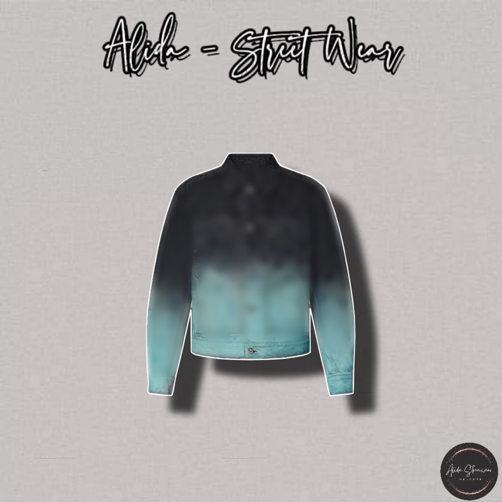 ⚡️[Hight Quality] Áo Khoác Bò Nam Nữ \/ Denim Phối Màu Loang Jacket - Điểm Nhấn Thêu Chữ Nổi Cao Cấp Loại 1
