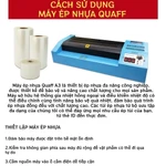 Máy ép nhựa QUAFF khổ A4/A3, phù hợp cho màng ép nhựa / màng ép lạnh, có thể xử lý tài liệu / giấy / giấy ảnh — ảnh 5