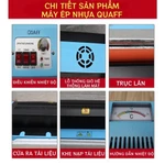 Máy ép nhựa QUAFF khổ A4/A3, phù hợp cho màng ép nhựa / màng ép lạnh, có thể xử lý tài liệu / giấy / giấy ảnh — ảnh 6