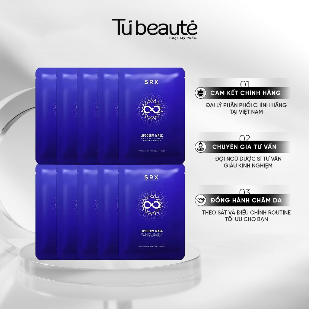 [HÀNG CÔNG TY] Mặt Nạ Tế Bào Gốc SRX Lipoderm Mask Dưỡng Ẩm, Phục Hồi Da, Chống Lão Hóa