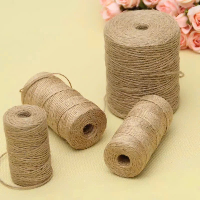Dây Đay Trang Trí DIY – Dây Gai Dây Thừng Tự Nhiên, Sợi Mịn Đẹp