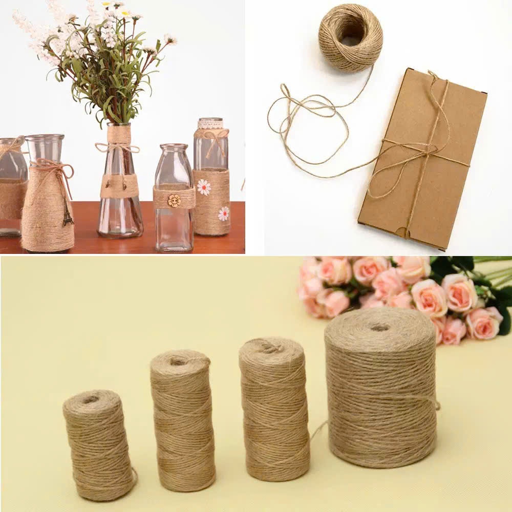 Dây Đay Trang Trí DIY – Dây Gai Dây Thừng Tự Nhiên, Sợi Mịn Đẹp