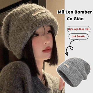 Mũ Len Trùm Đầu Cao Cấp Phong Cách Hàn Quốc Mũ Len Nam Nữ Giữ Ấm Mùa Đông Life plus - MMD15