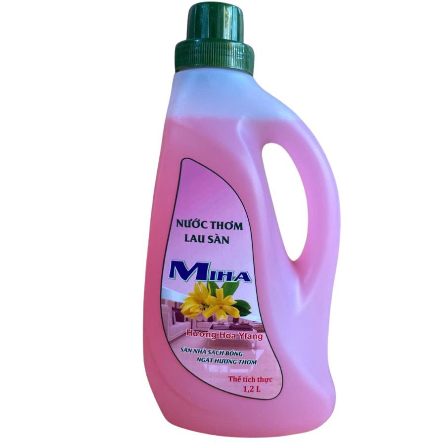 Nước Lau Sàn MiHa 1,2 lít-hương hoa Ylang– Khử Mùi Hiệu Quả, An Toàn Cho Gia Đình