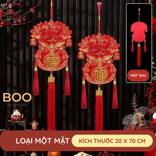Túi tài lộc, túi đào đông trang trí nhà cửa ngày Tết mang lại may mắn