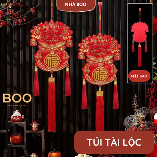 Túi tài lộc, túi đào đông trang trí nhà cửa ngày Tết mang lại may mắn