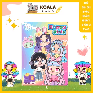 Đồ chơi giấy 4 cô bé ca sĩ đáng yêu Đồ chơi sân khấu ca sĩ ngôi sao Melody, Kuromi, Cinamoroll, Kitty