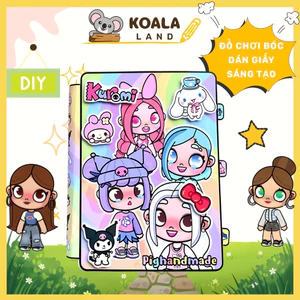 Đồ chơi Ngôi nhà 4 cô bé đáng yêu Melody, Kuromi, Cinamoroll, Kitty dành cho bé phát triển
