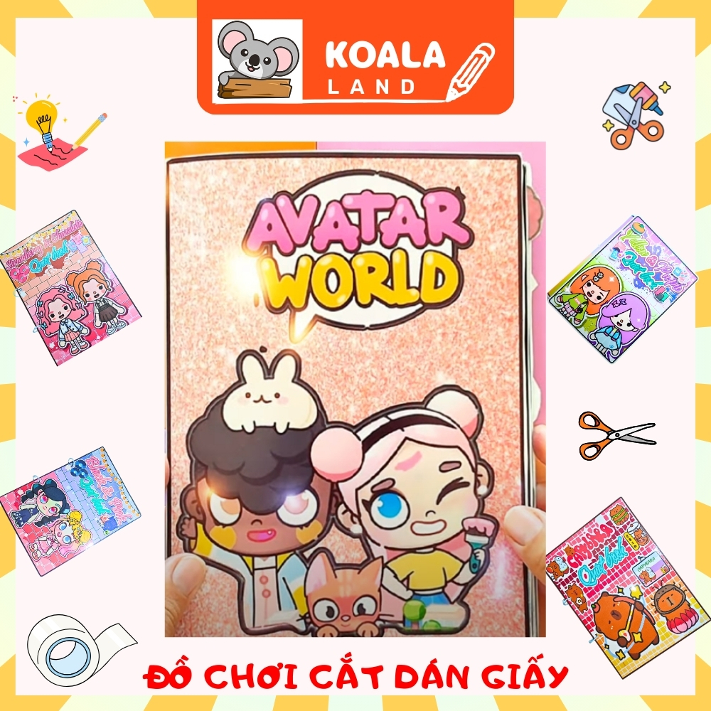 Ngôi nhà búp bê giấy Avatar World A1