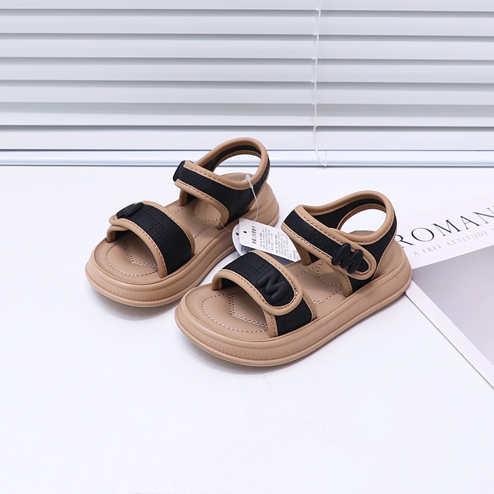 [M068] Dép Sandal Cho Bé,Dép Quai Hậu Bé Gái Quai Ngang Đế Siêu Êm Mềm, Chống Trơn Trượt TH Kids