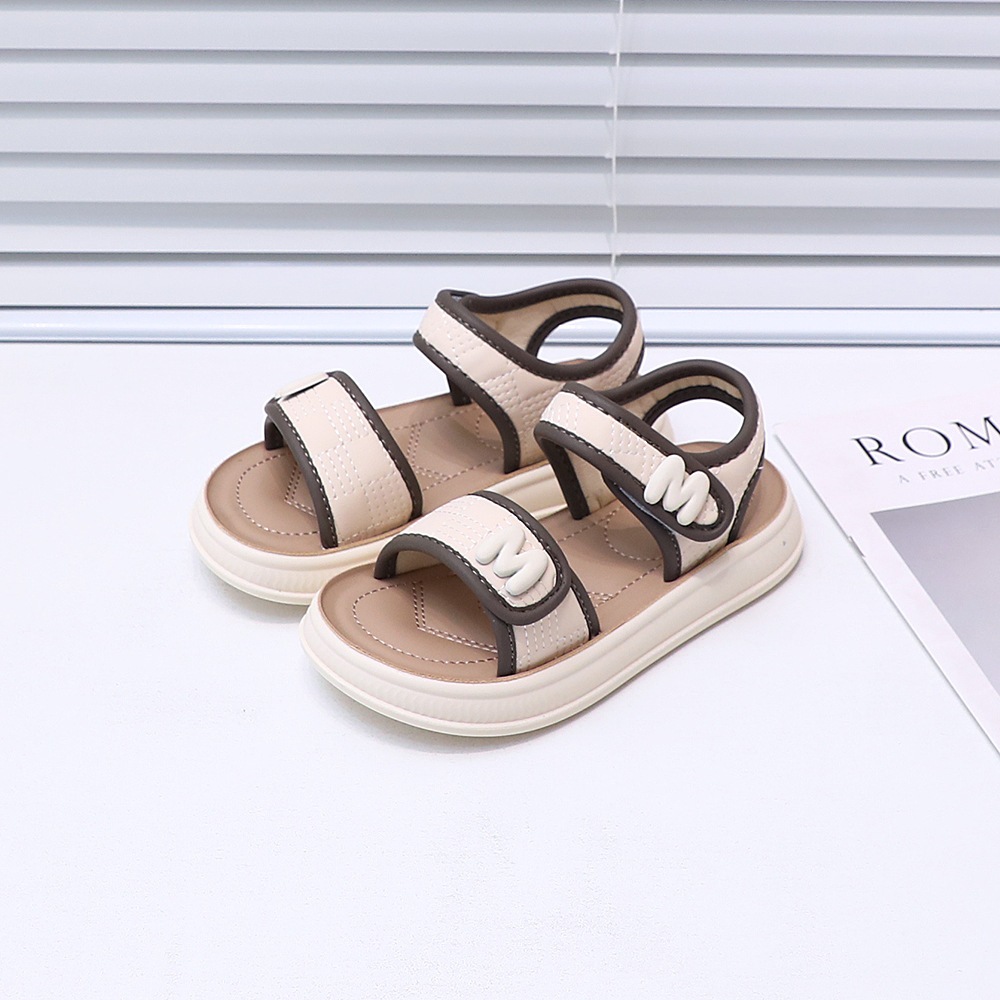 [M068] Dép Sandal Cho Bé,Dép Quai Hậu Bé Gái Quai Ngang Đế Siêu Êm Mềm, Chống Trơn Trượt TH Kids