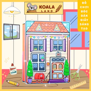 Cuốn Sách Yên Tĩnh Độc Đáo Cho beauty.holic Ngôi nhà mini nhà diy ngôi nhà bằng giấy ngôi nhà
