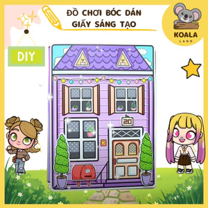 Ngôi nhà của bé Beak Street Building In Quiet Book quà tặng bé gái 5 tuổi