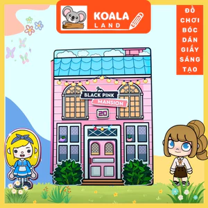 Đồ chơi ngôi nhà búp bê Avatar World Black Pink - Toca life world