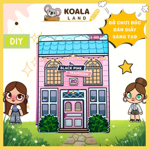 Đồ Chơi - Squishy - Kuromi - Đồ chơi giấy - Tocaboca ngôi nhà blackpink đồ chơi búp bê bằng giấy ép nhựa cao cấp