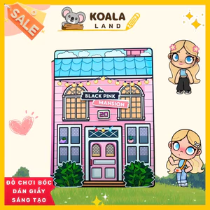 Ngôi nhà của BLACKPINK Mansion Ngôi nhà búp bê đồ chơi giấy thủ công toca boca h6 đồ chơi cho bé gái cô tiên xanh
