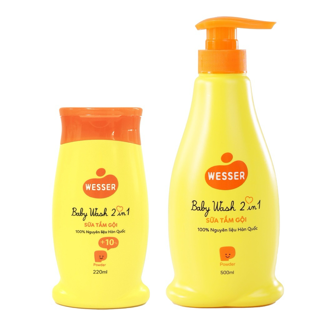Sữa tắm wesser 2in1 500ml