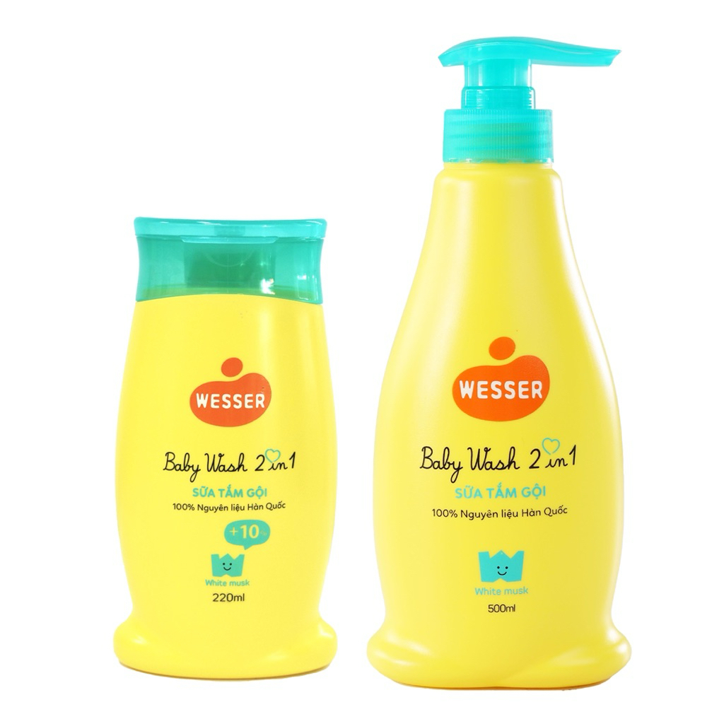 Sữa tắm wesser 2in1 500ml