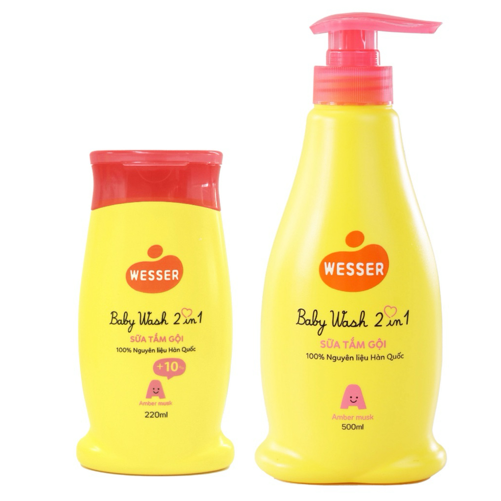 Sữa tắm wesser 2in1 500ml