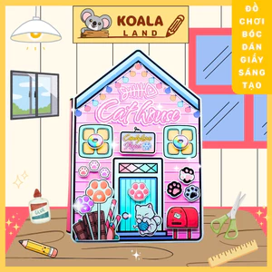 ĐỒ CHƠI NGÔI NHÀ BÚP BÊ GIẤY CẮT THỦ CÔNG DIY - TOCA LIFE WORLD - MẪU TA052