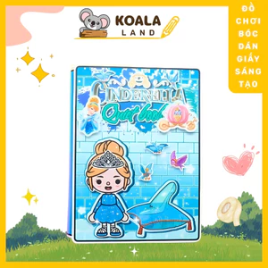 đồ chơi cho bé gái đồ chơi kuromi cô tiên xanh Ngôi nhà của bé Princess Cinderella House In Quiet Book