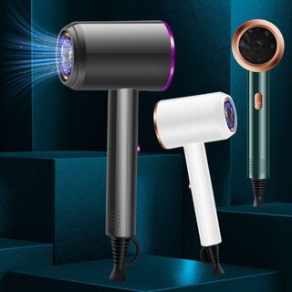 Máy Sấy Tóc Công Suất Lớn 2300W - Sấy 2 Chiều Nóng Lạnh, Công Nghệ Ion Âm Ánh Sáng Xanh Bảo Vệ Tóc