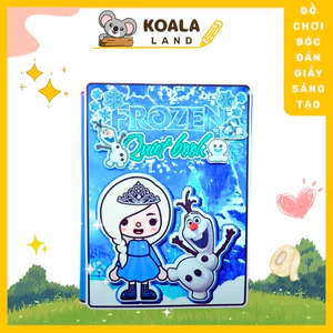 Đồ chơi búp bê giấy công chúa tuyết Frozen đáng yêu,đồ chơi bóc dán thủ công candy home papper