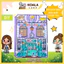 Đồ chơi giấy ngồi nhà búp bê tocaboca montessori, Cute Mermaid House In Quiet, ngôi nhà kuromi đồ chơi cô tiên xanh