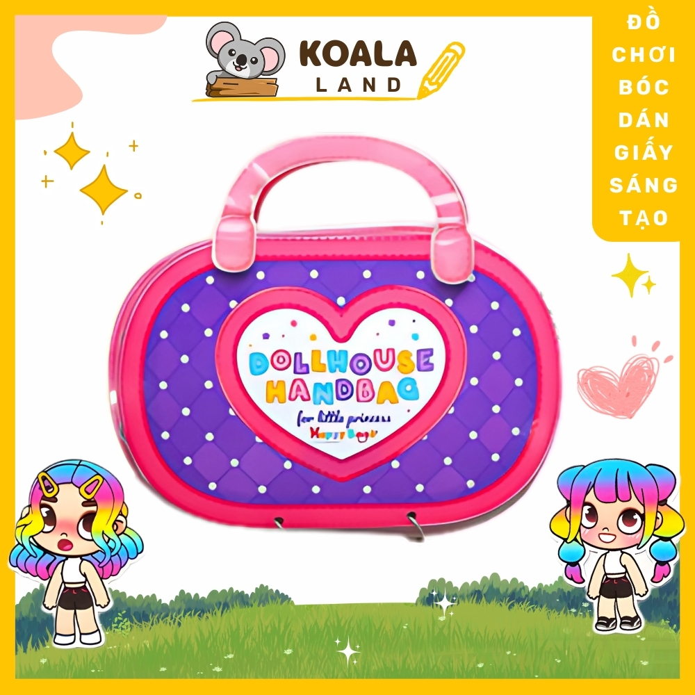 Đồ Chơi Sáng Tạo Bóc Dán Búp Bê Doll House Phát Triển Trí Tuệ Đồ Chơi - Squishy - Kuromi - Đồ chơi giấy ngôi nhà cho bé
