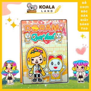 Cuốn Sách Toca Boca Doraemon bộ đồ chơi làm búp bê nhà ngôi nhà bằng giấy bóc dán toca boca búp bê giấy blackpink