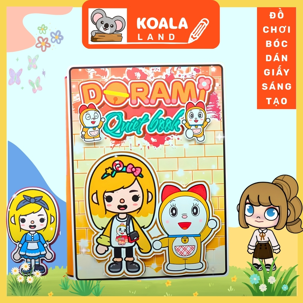 ĐỒ CHƠI NGÔI NHÀ BÚP BÊ GIẤY CẮT THỦ CÔNG DIY - TOCA LIFE WORLD -  MẪU TA067 Ngôi nhà búp bê đồ chơi giấy thủ công toca