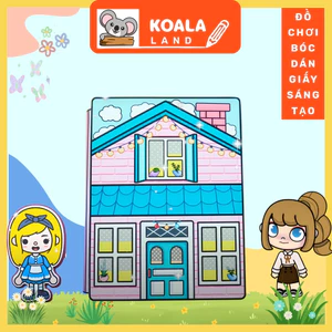 Ngôi nhà của bé Enid's Pink House In Quiet Book ngồi nhà búp bê tocaboca