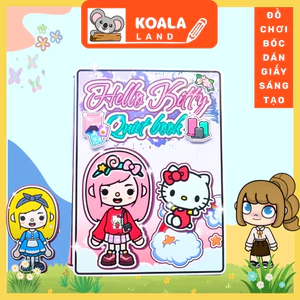 Ngôi nhà Búp Bê ĐỒ CHƠI NGÔI NHÀ BÚP BÊ GIẤY Hello Kity - TOCA LIFE WORLD đồ chơi cho bé gái đồ chơi kuromi cô tiên xanh