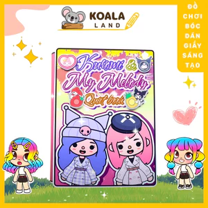 Wednesday Ngôi nhà của kuromi và My Melody dễ thương Giấy in chất lượng cao, cứng cáp phát triển tư duy logic phong cách