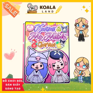 Mô Hình Búp Bê Toca Boca nhà của uyên ngôi nhà bằng giấy bóc dán toca boca búp bê giấy cinnamoroll lắp ráp ngôi nhà