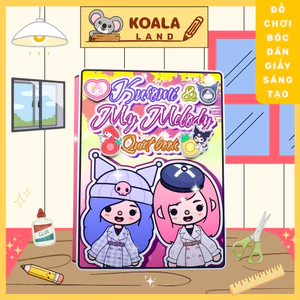 Toka world Mặc Đồ Búp Bê Giai Điệu kuromi toca boca nhà búp bê giấy ngôi nhà búp bê Đồ Chơi - Squishy - Kuromi