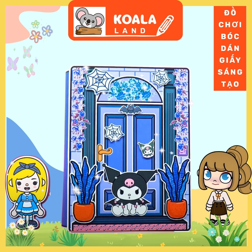 Ngôi nhà của bé Kuromi House In Quiet Book.