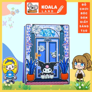 Ngôi nhà của bé Kuromi House In Quiet Book.