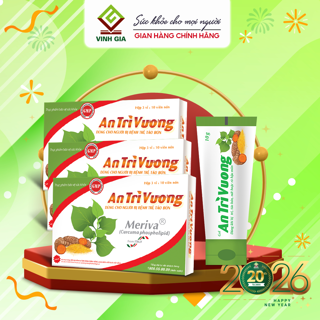 [COMBO HỖ TRỢ] 3h An Trĩ Vương viên và 1 ATV Gel Hỗ trợ giảm tình trạng Trĩ, Táo Bón, Giảm đau rát