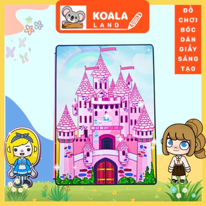 ĐỒ CHƠI NGÔI NHÀ BÚP BÊ GIẤY - Ngôi nhà của bé bộ quà tặng mô hình giấy Đồ Chơi - Squishy - Kuromi - Đồ chơi giấy cho bé